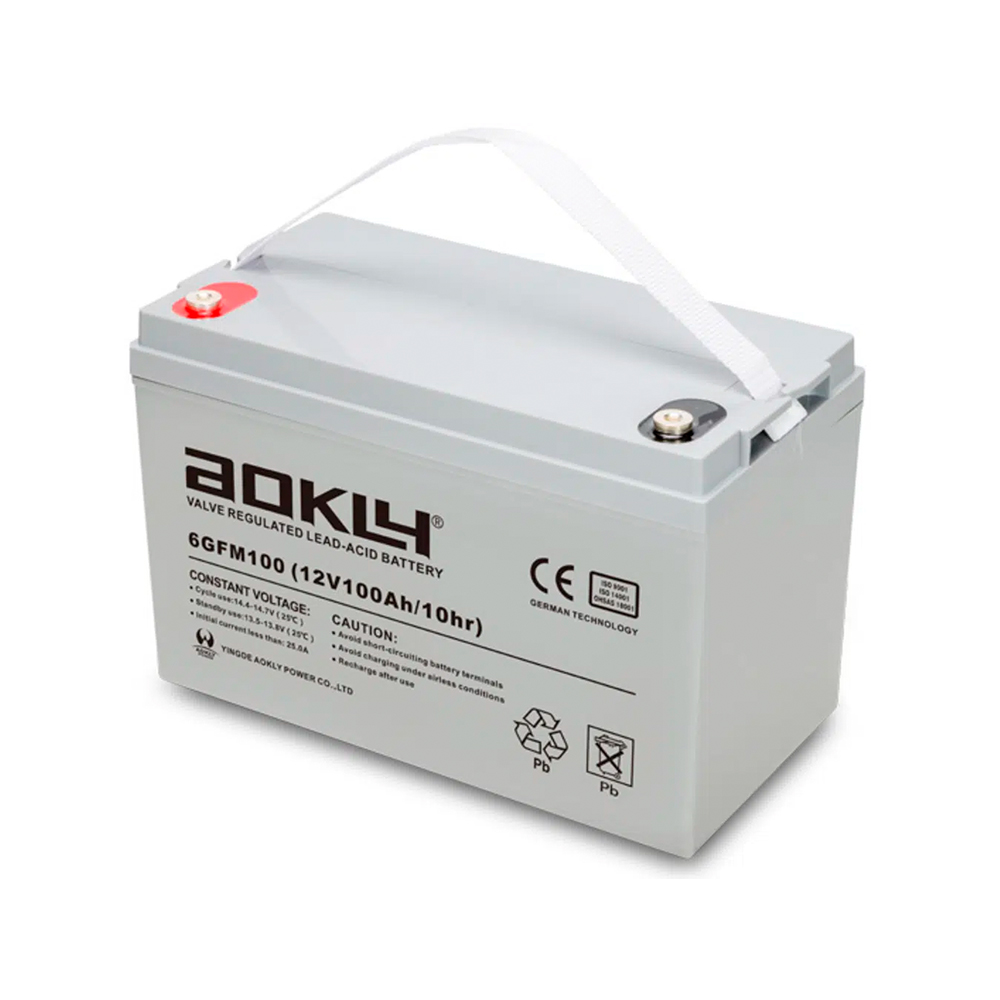 Batería Aokly 100Ah 12V GEL Ciclo Profundo