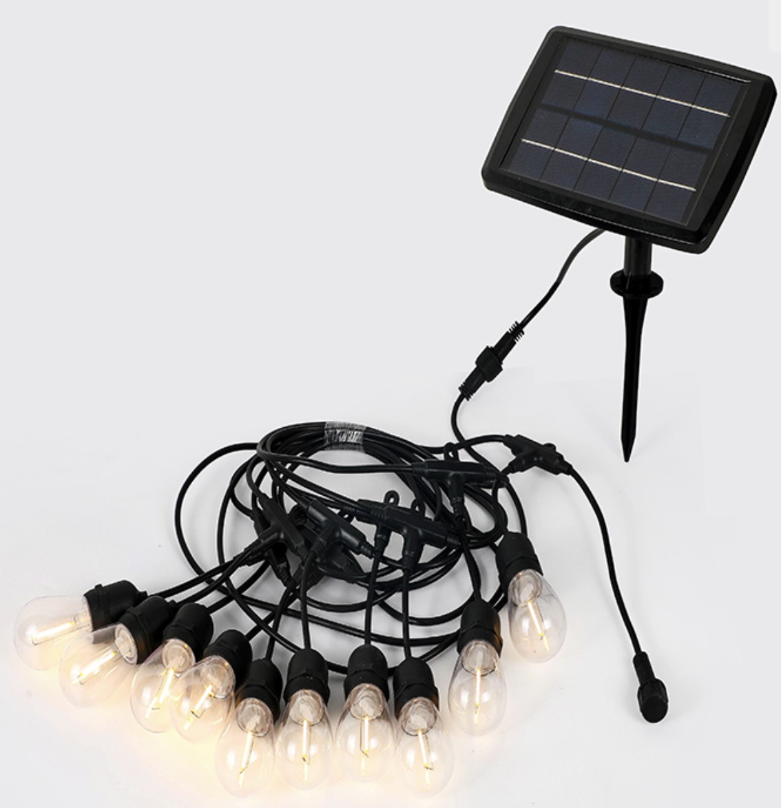 GUIRNALDA SOLAR 7M CON 10 AMPOLLETA LED