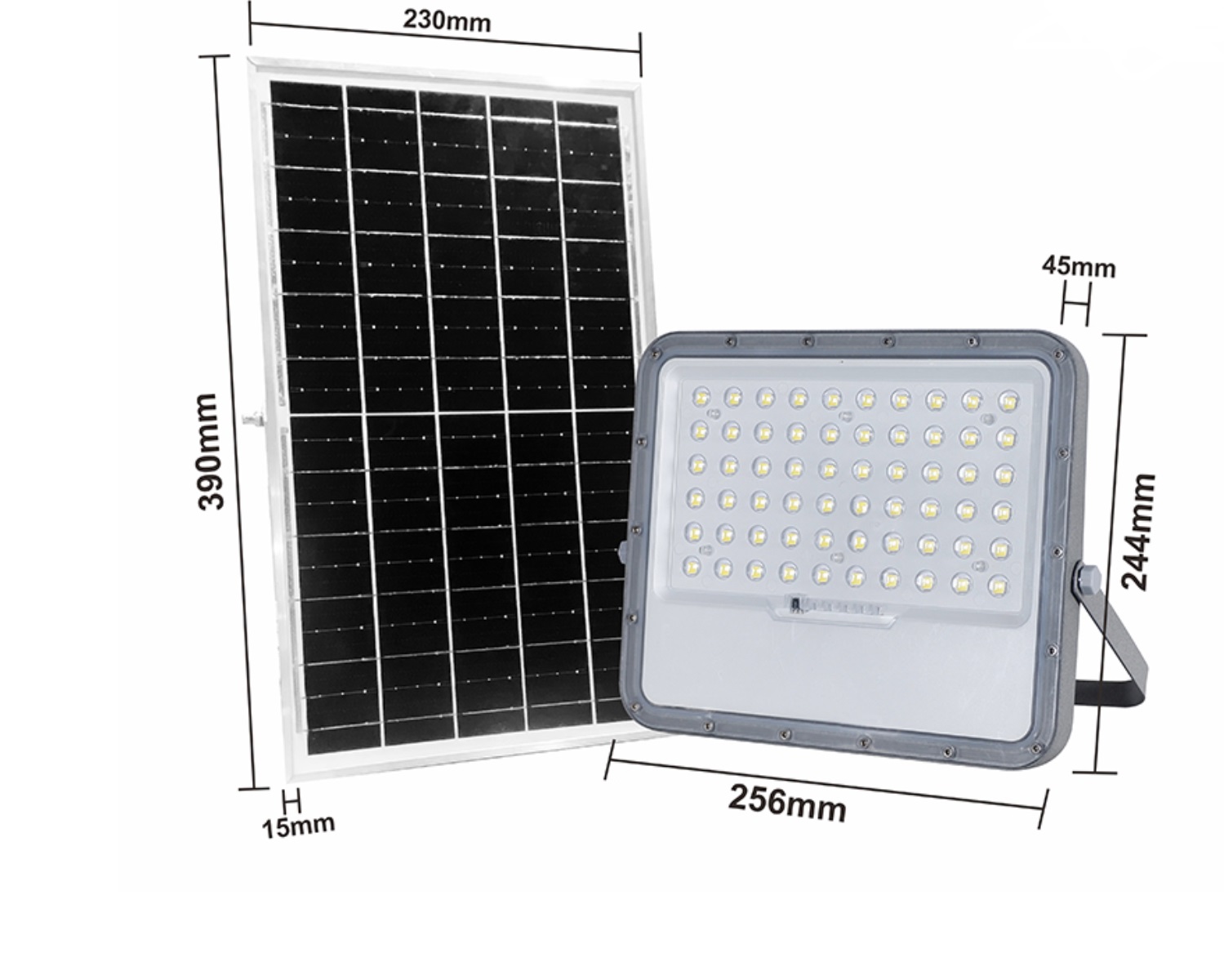 Proyector Led Solar 1400 LM. Línea Pro