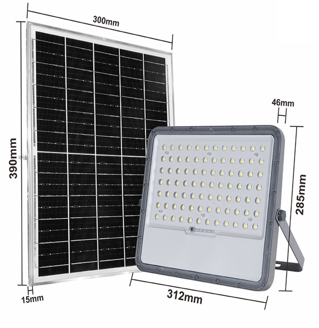PROYECTOR LED SOLAR 2100LM 6500K